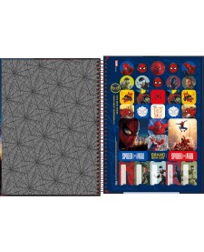 imagem de detalhe produto Caderno Capa Dura Universitário 1 Matéria Spider Man: Brand New Day 80 Folhas