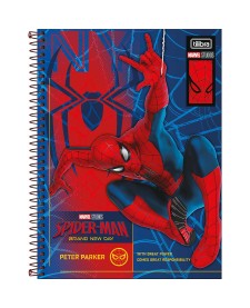 imagem principal do produto Caderno Capa Dura Universitário 1 Matéria Spider Man: Brand New Day 80 Folhas