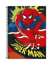 imagem principal do produto Caderno Capa Dura Universitário 1 Matéria Spider- Man Fit 80 Folhas