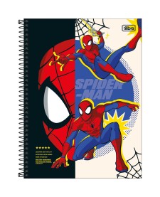 imagem principal do produto Caderno Capa Dura Universitário 1 Matéria Spider- Man Fit 80 Folhas
