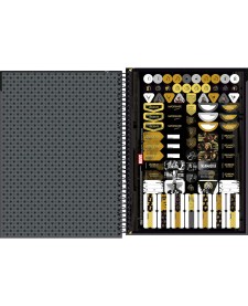 imagem de detalhe produto Caderno Capa Dura Universitário 1 Matéria Thunderbolts 80 Folhas