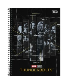 imagem principal do produto Caderno Capa Dura Universitário 1 Matéria Thunderbolts 80 Folhas