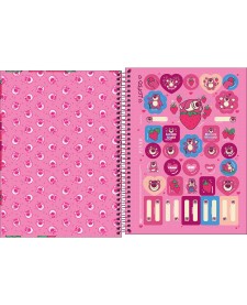 imagem de detalhe produto Caderno Capa Dura Universitário 10 Matérias Lotso 160 Folhas