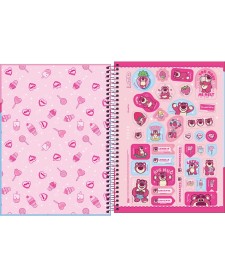 imagem de detalhe produto Caderno Capa Dura Universitário 10 Matérias Lotso 160 Folhas