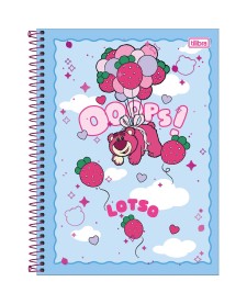 imagem principal do produto Caderno Capa Dura Universitário 10 Matérias Lotso 160 Folhas