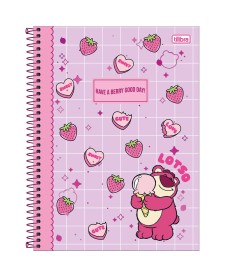 imagem principal do produto Caderno Capa Dura Universitário 10 Matérias Lotso 160 Folhas