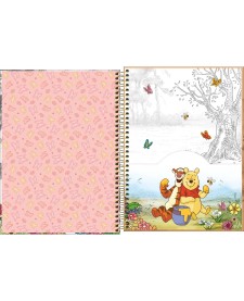 imagem de detalhe produto Caderno Capa Dura Universitário 10 Matérias Pooh Core 160 Folhas