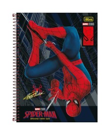 imagem principal do produto Caderno Capa Dura Universitário 10 Matérias Spider Man: Brand New Day 160 Folhas