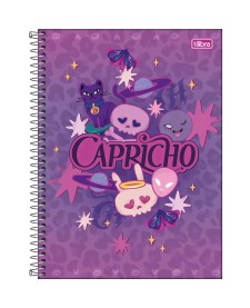 imagem principal do produto Caderno Capa Dura Universitário Capricho Fit 1 Matéria 80 Folhas