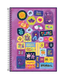 imagem de detalhe produto Caderno Capa Dura Universitário Capricho Fit 20 Matérias 320 Folhas