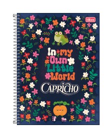 imagem principal do produto Caderno Capa Dura Universitário Capricho Fit 20 Matérias 320 Folhas