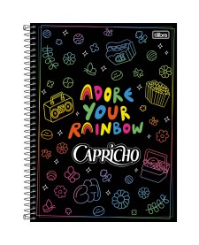 imagem principal do produto Caderno Capa Dura Universitário Capricho Fit 20 Matérias 320 Folhas