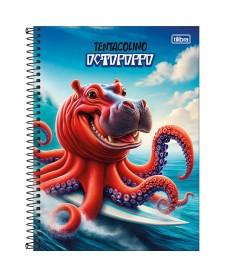 imagem principal do produto Caderno Capa Dura Universitário Connect 10 Matérias 4-Fun 160 Folhas