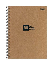 imagem principal do produto Caderno Capa Dura Universitário Kraftwork 1 Matéria 80 Folhas