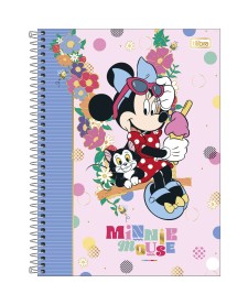 imagem principal do produto Caderno Capa Dura Universitário Minnie Fit 1 Matéria 80 Folhas