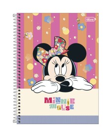 imagem principal do produto Caderno Capa Dura Universitário Minnie Fit 1 Matéria 80 Folhas