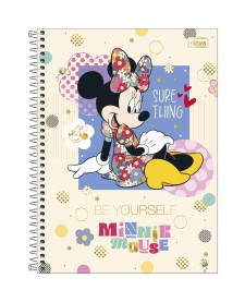 imagem principal do produto Caderno Capa Dura Universitário Minnie Fit 10 Matérias 160 Folhas