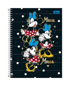 imagem principal do produto Caderno Capa Dura Universitário Minnie Fit 10 Matérias 160 Folhas