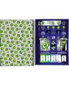 imagem de detalhe produto Caderno Capa Dura Universitário Orbit 1 Matéria 80 Folhas