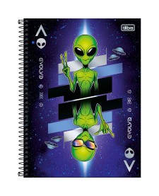 imagem principal do produto Caderno Capa Dura Universitário Orbit 1 Matéria 80 Folhas