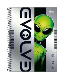 imagem principal do produto Caderno Capa Dura Universitário Orbit 10 Matérias 160 Folhas