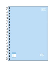 imagem principal do produto Caderno Capa Dura Universitário Quadriculado 1x1 cm Zip Colors 80 Folhas