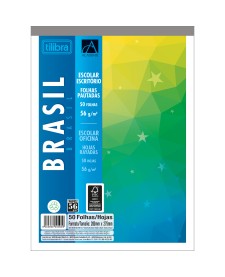 imagem principal do produto Caderno Colado ao Alto Brasil 50 Folhas