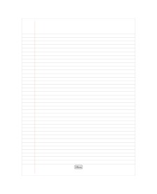 imagem de detalhe produto Caderno Colado ao Alto Brasil c/ Margem 50 Folhas