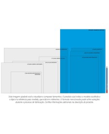 imagem de detalhe produto Caderno Colado Layout A3 Branco Académie 50 Folhas