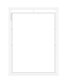 imagem de detalhe produto Caderno Colado Layout A3 Branco com Margem Académie 50 Folhas