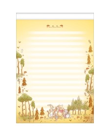 imagem de detalhe produto Caderno Colado Papel Carta Pooh 50 Folhas