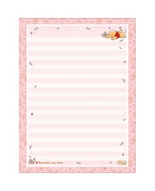 imagem de detalhe produto Caderno Colado Papel de Carta Pooh 48 Folhas