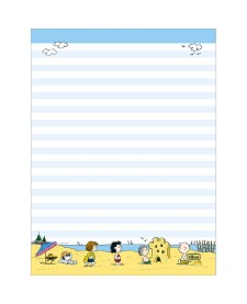 imagem de detalhe produto Caderno Colado Papel de Carta Snoopy 48 Folhas