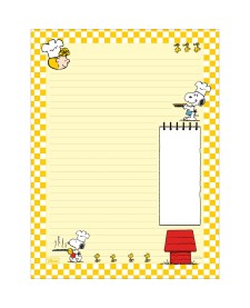 imagem de detalhe produto Caderno Colado Papel de Carta Snoopy 50 Folhas