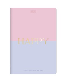 imagem principal do produto Caderno Colegial Grampeado Flexível Happy 32 Folhas