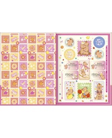 imagem de detalhe produto Caderno de Caligrafia Brochura Capa Dura Capyclub 40 Folhas