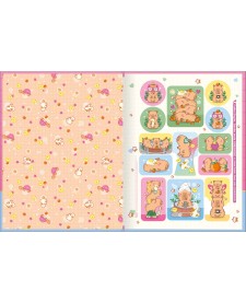 imagem de detalhe produto Caderno de Caligrafia Brochura Capa Dura Capyclub 40 Folhas