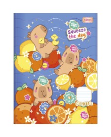 imagem principal do produto Caderno de Caligrafia Brochura Capa Dura Capyclub 40 Folhas