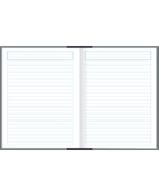 imagem de detalhe produto Caderno de Caligrafia Brochura Capa Dura D+ 40 Folhas