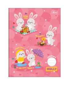 imagem principal do produto Caderno de Caligrafia Brochura Capa Dura Holly 40 Folhas