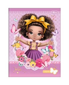 imagem principal do produto Caderno de Caligrafia Brochura Capa Dura Jolie 40 Folhas