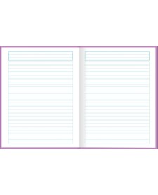 imagem de detalhe produto Caderno de Caligrafia Brochura Capa Dura Kids Feminino 40 Folhas