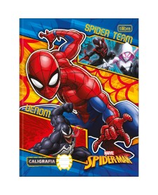 imagem principal do produto Caderno de Caligrafia Brochura Capa Dura Spider-Man 40 Folhas