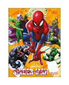 imagem principal do produto Caderno de Caligrafia Brochura Capa Dura Spider-Man 40 Folhas