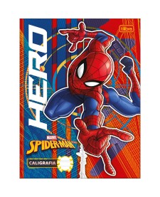 imagem principal do produto Caderno de Caligrafia Brochura Capa Dura Spider-Man 40 Folhas