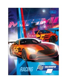 imagem principal do produto Caderno de Caligrafia Brochura Capa Dura X-Racing 40 Folhas
