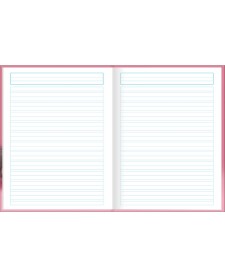 imagem de detalhe produto Caderno de Caligrafia Brochura Capa Dura Zoom+ 40 Folhas