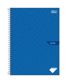 imagem principal do produto Caderno de Caligrafia Espiral Capa Dura Universitário Lunix 80 Folhas