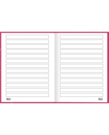 imagem de detalhe produto Caderno de Caligrafia Pauta Larga Brochura Capa Dura Lunix 80 Folhas