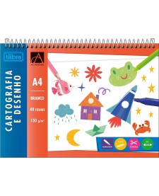 imagem principal do produto Caderno de Cartografia e Desenho A4 Espiral ao Alto Capa Dura Académie 40 Folhas